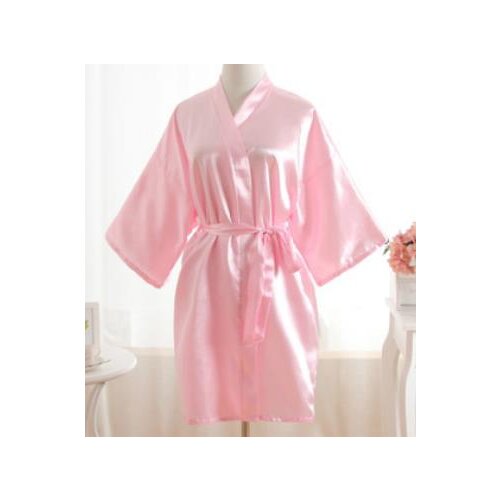 Loose Silk Bathrobe Lace Satin plain Clothes Robe