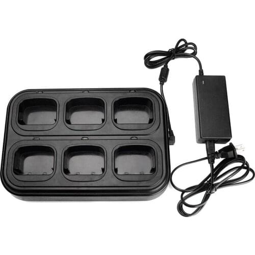 UV-9R Six Way Multi Charger for BAOFENG UV-9R UV-9R Plus UV-XR BF-A58 BF-9700 GT-3WP R760 UV-82WP UV-5S UV-5RWP Walkie Talkie