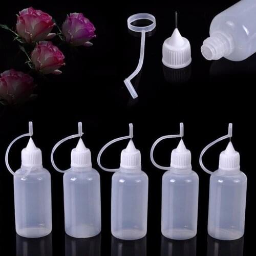1pc 10/20/50ml Empty Dropper Plastic Bottles Needle Tip Squeezable Liquid Bottle E-liquid Empty Bottle For Electronic Cigarette