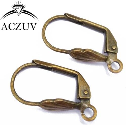 1000piece Antique Bronze 10x17mm French Leverback Earring Hooks Earwires Earring Clasps Jewelry Findings Accessories FLBE003