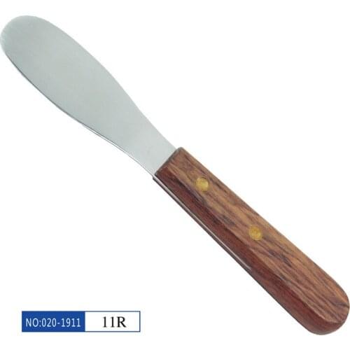 2pcs 11R Dental Alginate Mixing Plaster Spatula 10R Stainless Steel Dental laboratory Gypsum Spatula 10R Dental Lab Material