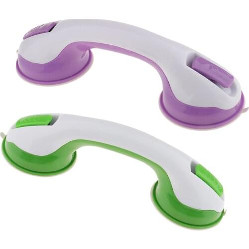 2 pack Suction Bathtub Rail - Bathroom Tub Safety Rail for Elderly, Seniors, Handicap and Disabled - Railing Bath Support