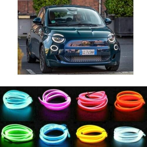5m el Atmosphere Lamp Interior Mood Lighting For Fiat 500 grande punto 500c 500L 500X panda 595 doblo BARCHETTA BRAVA BRAVO