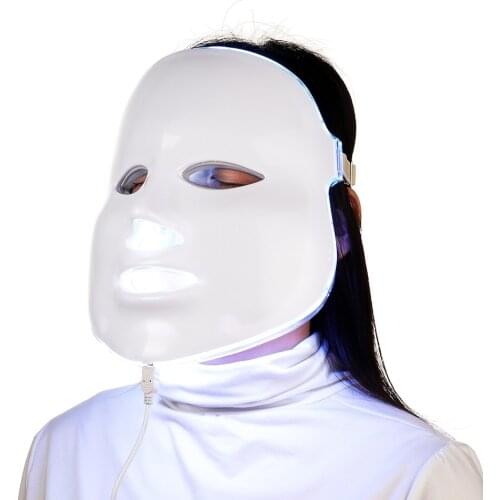 7 colors LED Facial Mask Face Mask Machine Photon Therapy Light Skin Rejuvenation Facial PDT Acne Anti Wrinkle Skin Care Mask