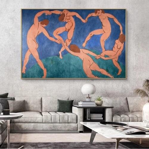 The Dance By Henri Matisse Abstract Canvas Painting Fauvism Art Posters and Prints Wall Art Pictures for Living Room Home Decor
