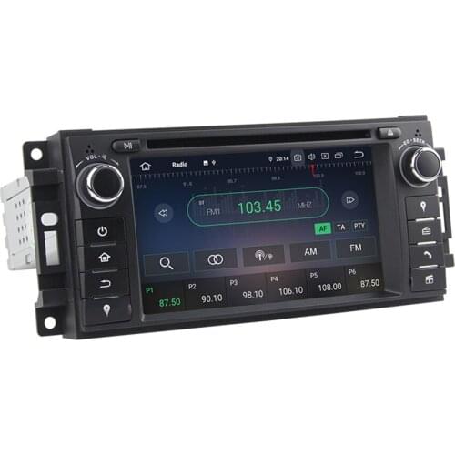 6.2 Inch Car Stereo Radio Android 10 GPS Navi Builtin Carplay 2+32G For Dodge Ram for Chrysler 300C for Jeep Cherokee Universal