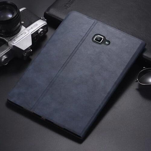 Tablet Case for Samsung Galaxy Tab A A6 10.1 2016 T585 T580 SM-T580 T580N Fashion Business PU Leather Stand Cover