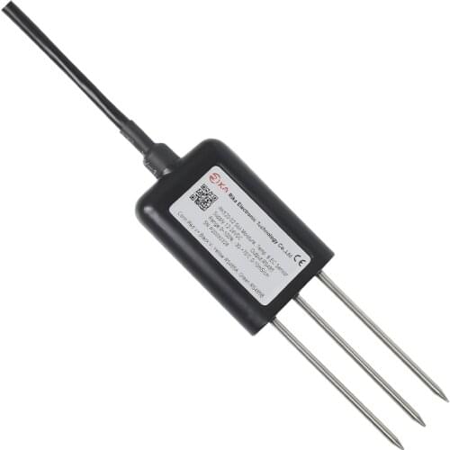 RIKA RK520-02 RS485 4-20mA Output 3 in1 Soil Moisture Temperature EC Sensor Probe For Testing Plant Lawns In Agriculture