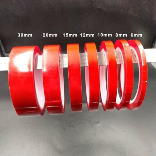 Double-sided Length 3M Width 6/8/10/12/15/20MM Strong Clear Transparent Acrylic Foam Adhesive Tapedouble Sided Adhesive Tape