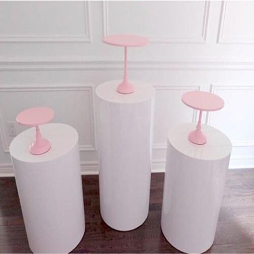 Wedding birthday party backdrop Golden metal wedding decoration cake square plinth stand for party sunyu2591