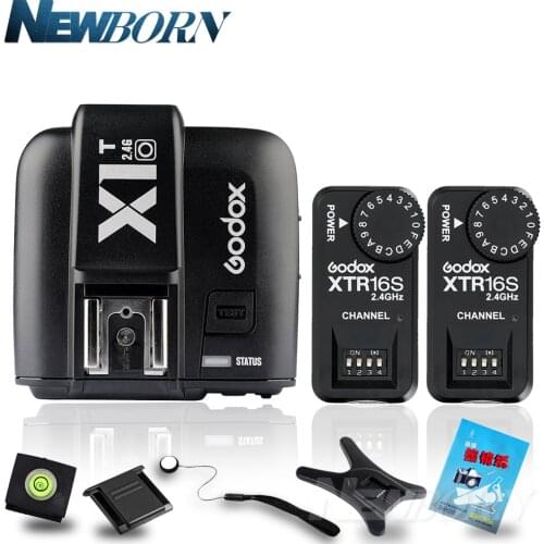 Godox X1T-O TTL 2.4G Wireless Trigger for Olympus Panasonic+2x XTR-16S Flash Receiver for V850/V860C/V850II/V860IIC/V860N/V860II