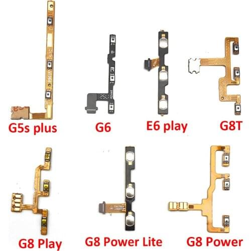 Power Volume Side Key Button Flex Cable For Moto G5 G6 G7 G8 Plus Play Power Lite One Action Fusion Plus G Style