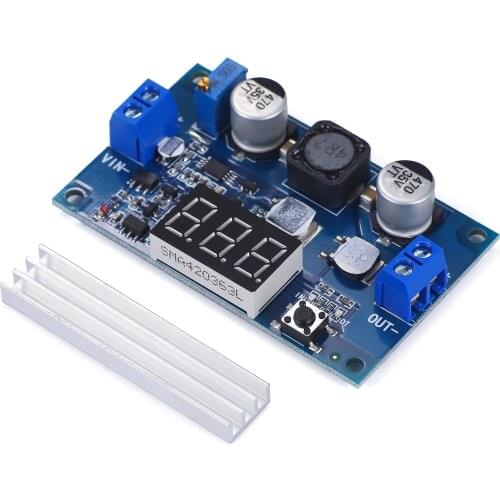 LTC1871 DC DC Step Up Booster Converter 3-35VDC to 3.5-35VDC + LED Voltmeter DC-DC Step Up Module Power Supply Voltage Regulator