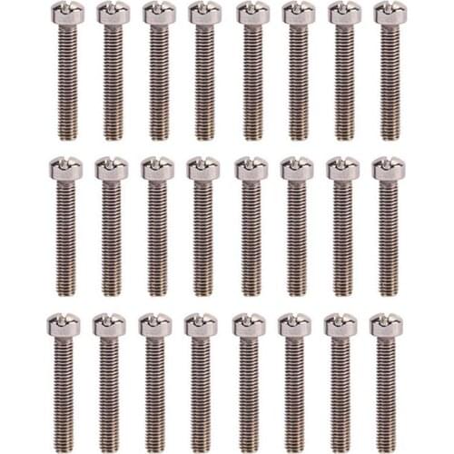 24Pcs Dual Coil Humbucker Pickups Pole Screws Set Electric Guitar Accessories