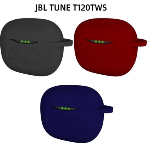 Fashion Anti-fall Silicone Earphone Case Cover Shell For JBL Tune T120 TWS Wireless Bluetooth Earphones Accessories