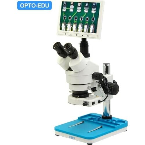 OPTO-EDU A36.3645 9" LCD Digital Zoom Stereo Mobile Phone Repair Microscope
