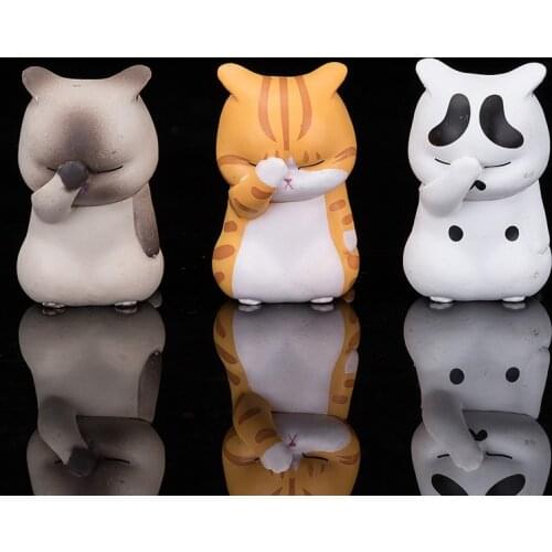 Cute cake decoration ornaments creative desktop cat dolls funny cartoon cat dolls ornaments ornaments ornaments miniature