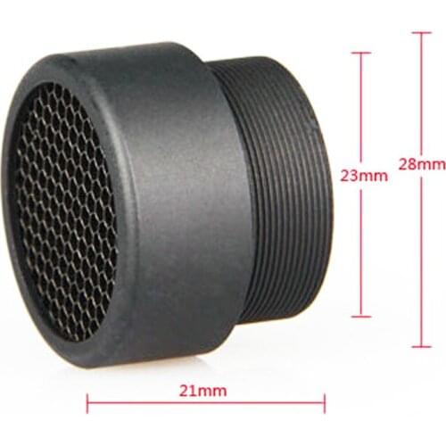 New Tactical 25MM Metal Mesh Scope Protector Cover for sight Black free shipping