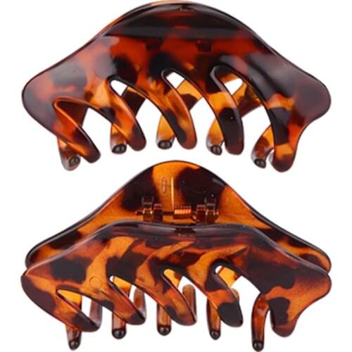 2019 Hair Claw Clips For Women Strong Bit Force Plastic Crabfor Salon Tool Ponytail Crab For Hair Clip Accessories Hot Sale