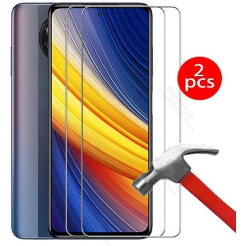 2pcs glass poco x3 pro smartphone screen protector for xiaomi poco x3pro x 3 pro pocophone 3pro pocox3pro protective film cover