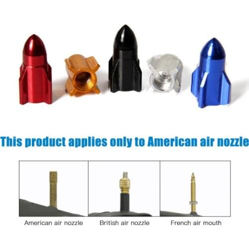 1pcs Aluminum Bicycle Tire Valve Cap Schrader/Presta Valve Cap Bike Tire Caps With Vacuum Tire Law Mouth Nut Bicycle Accessories