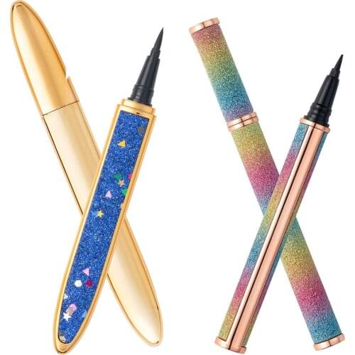 1 pcs Waterproof Self-adhesive Eye Liner Glue Pen Liquid Eyeliner Glue Pencil for Makeup Eyelash Tool Diamond Pearl Pink Samples