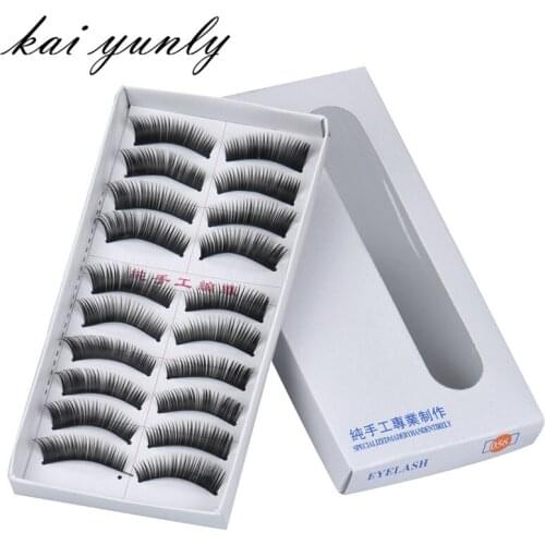 10 Pairs Charming Long Thick False Eyelashes Fake Lashes Extensions Lashes Cosmetic Make Up Makeup Tool Sep 27