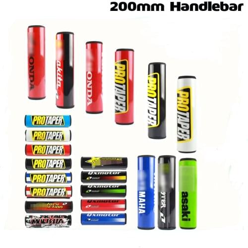 20cm 7/8" Handlebar Crossbar Bar Pad Round Bar Handlebars Pads Dirt Pit Bike Motocross Motorcycle ATV Quad Chest Protector
