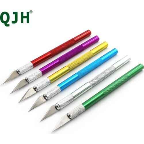 5 Blade Carve Knife Extra Backup Tool Graver Cutter Craft Leather Cut Scorper Sculpte Razor Sharp Leather craft Carving Knife