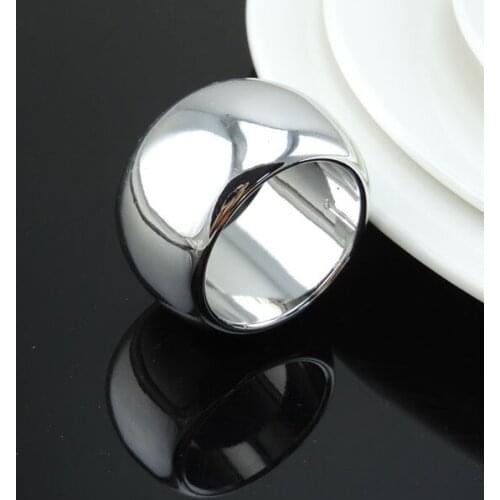 Free Shipping 10pcs/lot silver napkin ring napkin buckle napkin holder for hotel dining table and wedding party decoration