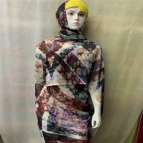 /CQE) 2020 new african rich fabric for women dresses african print lace fabric unique design 5 Yards! (28