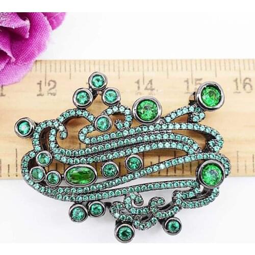 30x42mm Crystal cubic zircon connector Micro Pave for necklace pendant Jewelry DIY Jewelry Findings