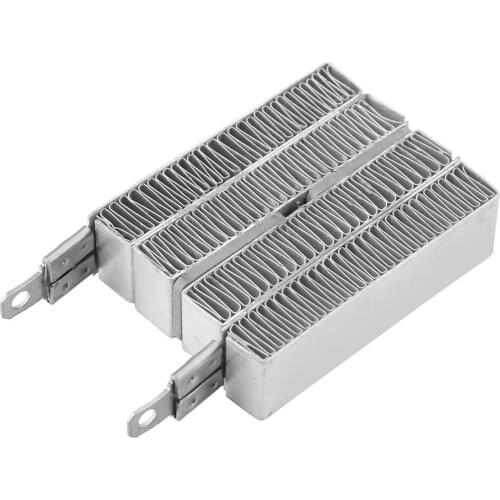 12V 70W 74*22mm Aluminium Housing Thermostat Constant Temperature PTC Ripple Heating Plate Thermistor Heater Air Heating Element