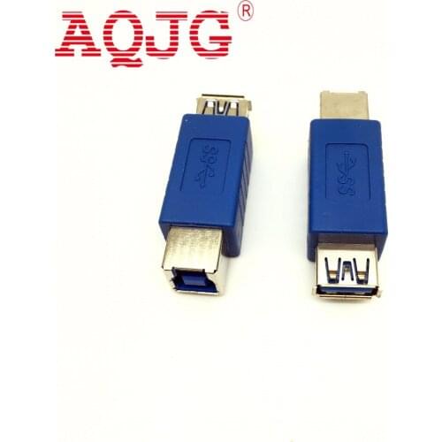 Newest Hot Usb 3.0 Printer adpater conversion head start plug printer usb 3.0 B female usb connector mother B female head