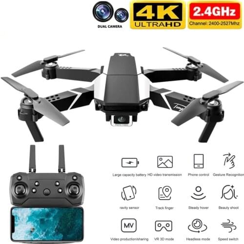 New 4K RC Drone WIFI FPV With Wide Angle HD 1080P/4K Camera Hight Hold Mode Foldable Aerial Video RC Quadcopter Aircraft