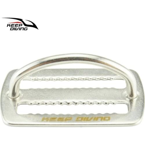 316 Stainless Steel D Ring Buckle Scuba Diving Weight Belt Keeper for 5cm Weight Belt Surfing Swimming Sport Accessories
