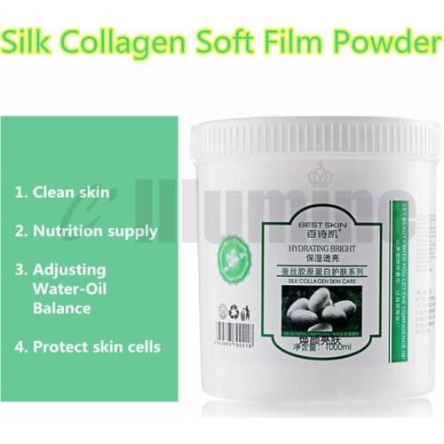 1000g Beauty Salon Silk Collagen Mask Powder Peel Off Soft Film Modeling Powder