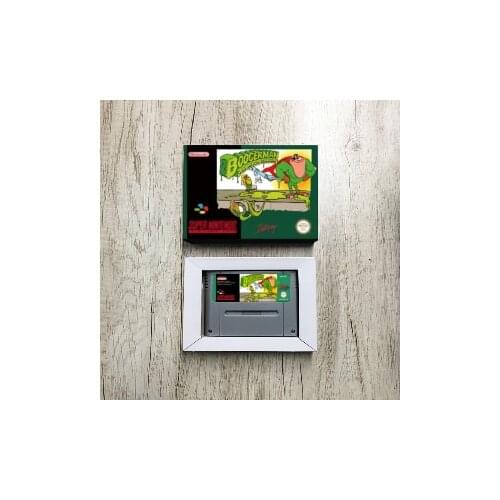 Boogerman A Pick and Flick Adventure - EUR Version Action Game Card With Retail Box