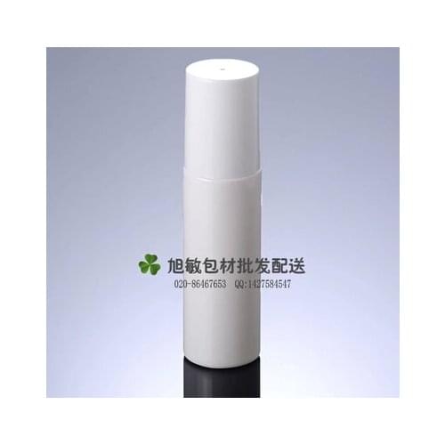 50pcs plastic 120ML PET white vacuum pump bottle, 4 ounce lotion bottles for cosmetic container