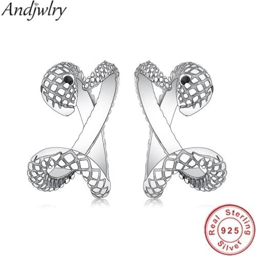 Серебряные серьги Andjwlry China At AliExpress