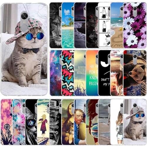 For Xiaomi Redmi Note 4 Case Soft TPU Silicone For Xiaomi Redmi Note 4 Cover Cute Animal Pattern For Xiaomi Redmi Note 4X Coque