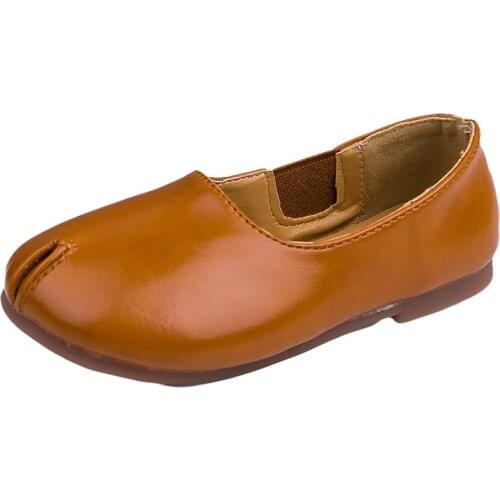 CUZULLAA 2020 Children Autumn Slip-On Casual Shoes For Girls Non-Slip Fashion Sneakers Kids Flats Size 21-30