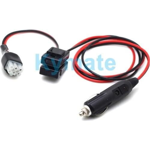 For Yaesu radio FT-857D FT-897D 1M 30A Fuse Short Wave Power Cord Cable FT-897D IC-725A Radio walkie talkie Accessories Repair