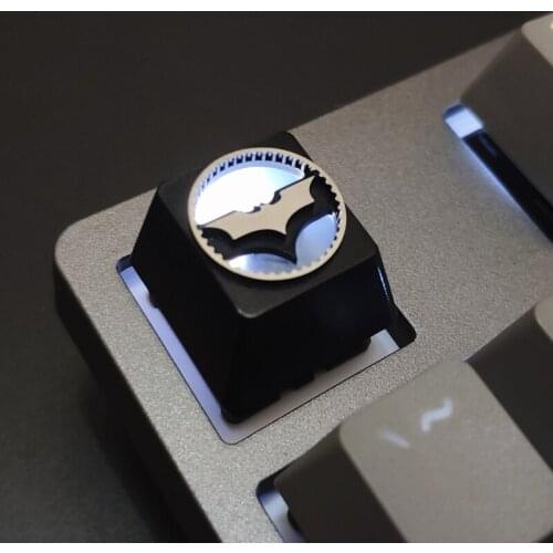 Customize Keycaps Aluminum Alloy Searchlight Key Cap Mechanical keyboard backlit keycap R4 Height CNC Anodic oxidation
