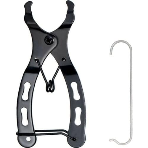 Mini Bike MTB Bicycle Hand Master Link Chain Pliers Clamp Removal Repair Tool Stainless steel Black Hand Tools 9.2cm