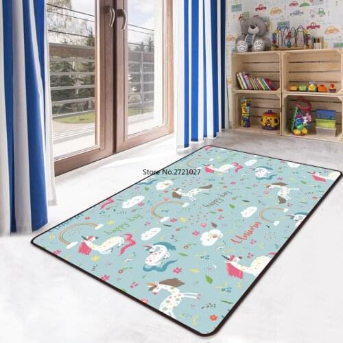 Cartoon Hand-washable Home Carpets Cartoon Carpets Childrens Door Mats Carpets Customizable Floor Matsts