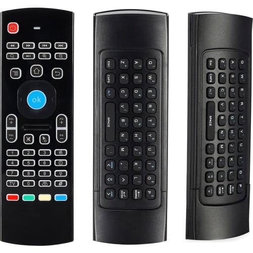 MX3 Backlit Air Mouse T3 For Smart Voice Remote Control 2.4G RF Wireless Keyboard For X96 Mini KM9 A95X H96 MAX Android TV Box