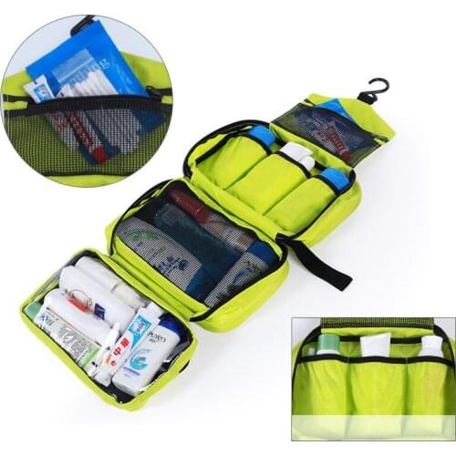 New Hanging Toiletry Bag Travel Toiletry Wash Organizer Kit for Men Women Cosmetics Make Up Sturdy Hanging Hook Shower Bags