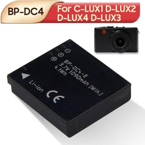 Original Replacement Camere Battery BP-DC4 For Leica C-LUX1 D-LUX2 D-LUX4 D-LUX3 1090mAh Camera Battery