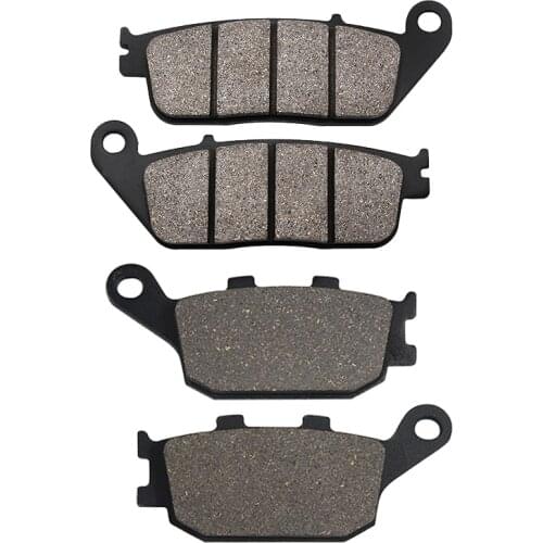 Motorcycle Front and Rear Brake Pads For Honda VRX400 1996 CBF500 2004 VT1100 Shadow VT 1100 95-17 VT1300 Fury VTX 1300 Retro
